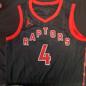 Men's Jordan Brand Scottie Barnes Black Toronto Raptors Swingman Jersey